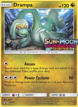 Drampa #SM21 · SM Black Star Promos Pokémon card