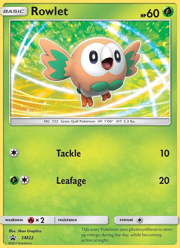 Rowlet full card art