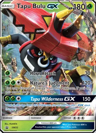 Tapu Bulu GX #SM32 · SM Black Star Promos Pokémon card