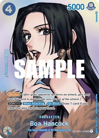Boa Hancock (SP) #OP01-078-sp · Kingdoms of Intrigue One Piece card