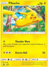 Pikachu · SM Black Star Promos Pokémon card