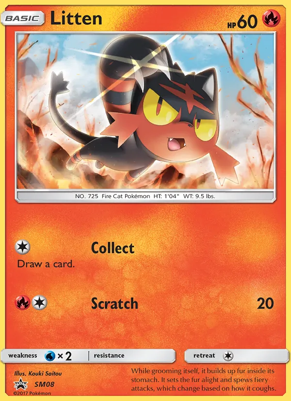 Litten full card art