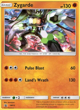 Zygarde #SM15 · SM Black Star Promos Pokémon card