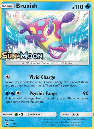 Bruxish #SM11 · SM Black Star Promos Pokémon card