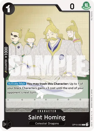 Saint Homing #OP10-093 · Royal Blood One Piece card