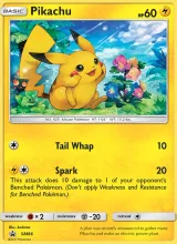 Pikachu · SM Black Star Promos Pokémon card