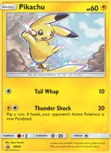 Pikachu · SM Black Star Promos Pokémon card