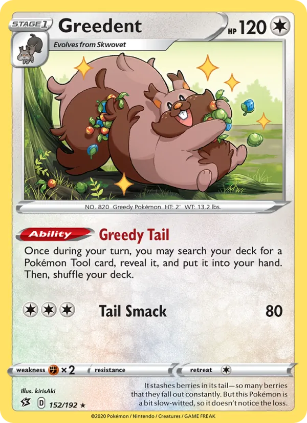 Greedent full card art