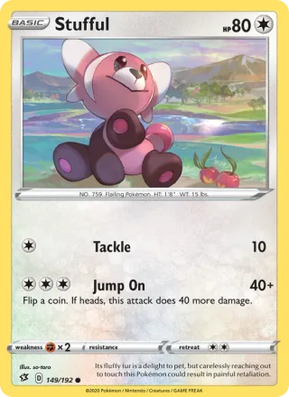 Stufful #149 · Rebel Clash Pokémon card