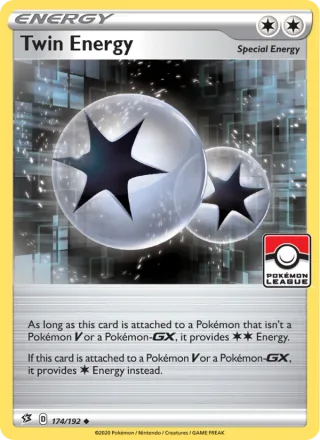 Twin Energy #174 · Rebel Clash Pokémon card