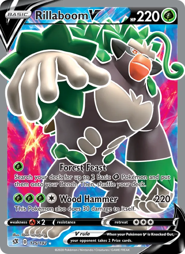 Rillaboom V full card art
