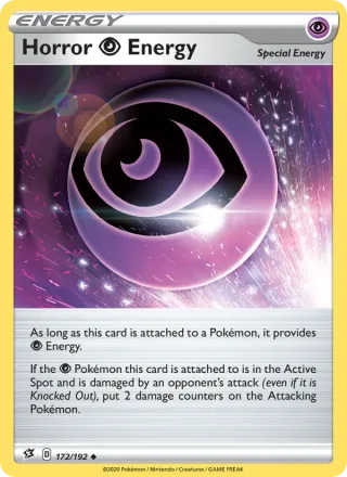 Horror Psychic Energy #172 · Rebel Clash Pokémon card