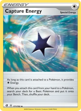 Capture Energy #171 · Rebel Clash Pokémon card