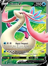 Milotic V · Rebel Clash Pokémon card