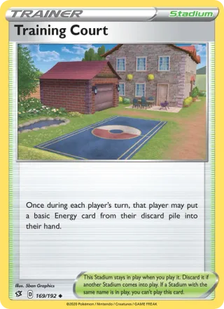 Training Court #169 · Rebel Clash Pokémon card
