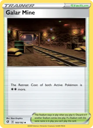 Galar Mine #160 · Rebel Clash Pokémon card