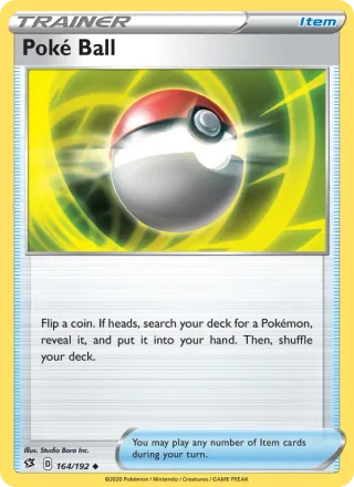 Poké Ball #164 · Rebel Clash Pokémon card