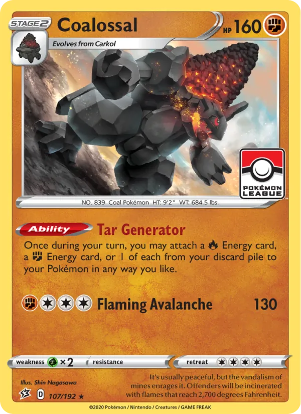 Coalossal full card art