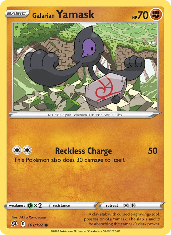Galarian Yamask full card art