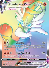 Cinderace VMAX · Rebel Clash Pokémon card