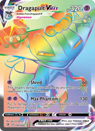 Dragapult VMAX #197 · Rebel Clash Pokémon card