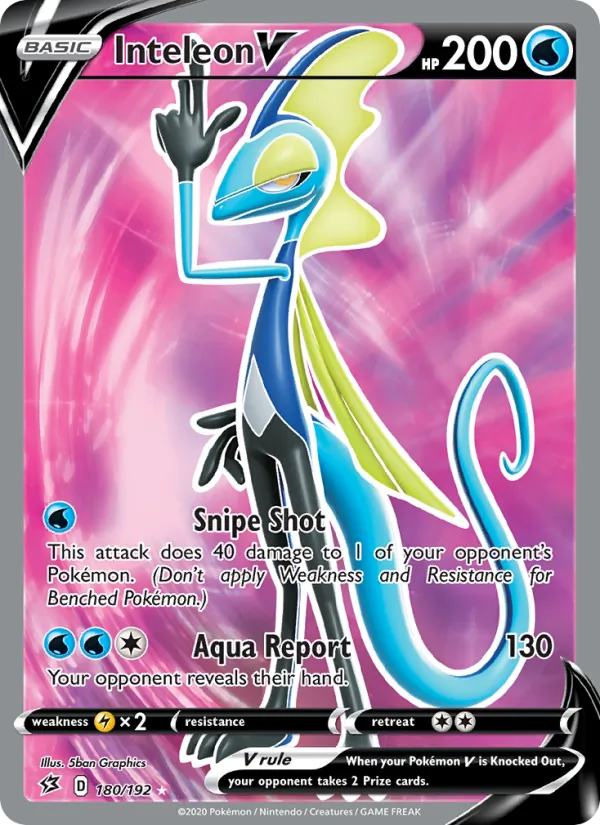 Inteleon V full card art