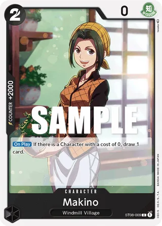 Makino #ST08-009 · ST-08: Starter Deck 8 Monkey.D.Luffy One Piece card
