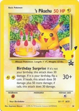 _____'s Pikachu · Celebrations Classic Collection Pokémon card