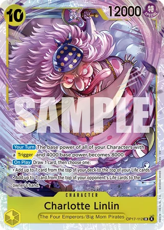 Charlotte Linlin #OP17-112 · The World's Strongest Warriors One Piece card