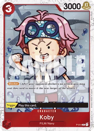 Koby (Full Art) #P-014-full-art · Premium Booster -The Best- One Piece card
