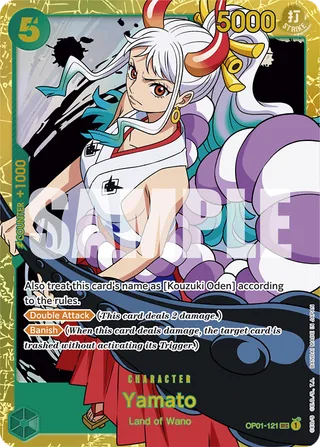 Yamato (Treasure Cup) #OP01-121-treasure-cup · One Piece Promotion Cards One Piece card