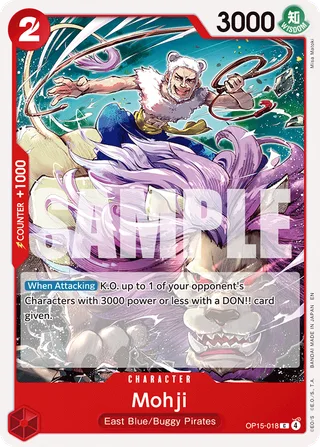 Mohji #OP15-018 · Adventure on Kami's Island One Piece card