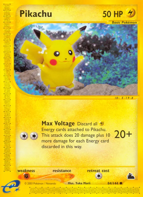 Pikachu full card art