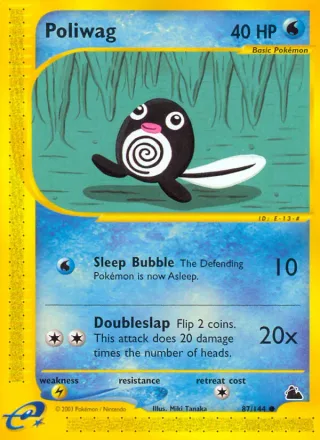 Poliwag #87 · Skyridge Pokémon card