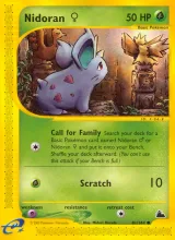 Nidoran ♀ · Skyridge Pokémon card