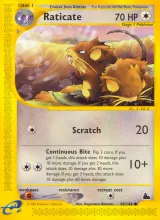 Raticate · Skyridge Pokémon card
