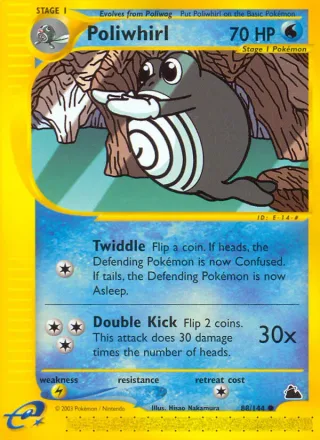 Poliwhirl #88 · Skyridge Pokémon card