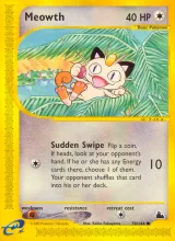 Meowth · Skyridge Pokémon card