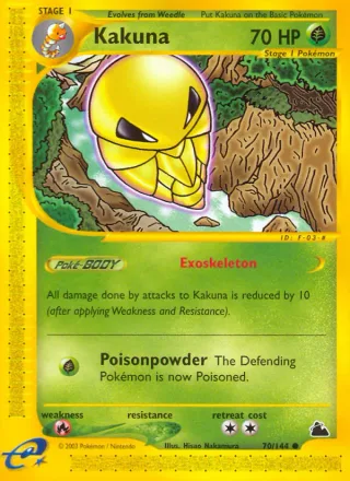 Kakuna #70 · Skyridge Pokémon card