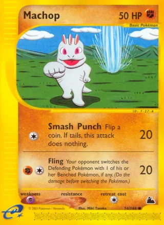 Machop #74 · Skyridge Pokémon card