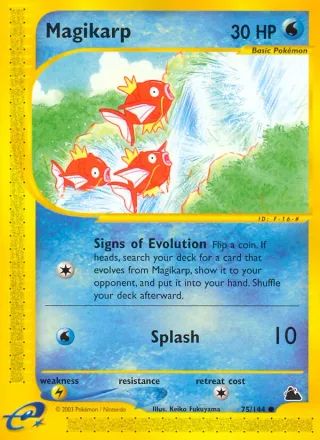 Magikarp #75 · Skyridge Pokémon card