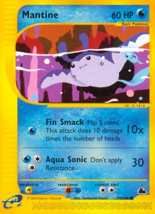 Mantine #77 · Skyridge Pokémon card