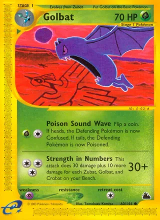 Golbat #60 · Skyridge Pokémon card