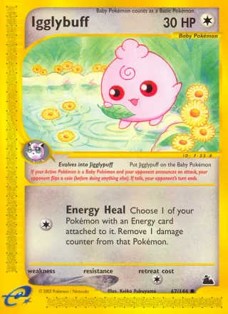 Igglybuff #67 · Skyridge Pokémon card