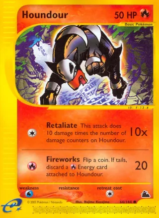 Houndour #66 · Skyridge Pokémon card