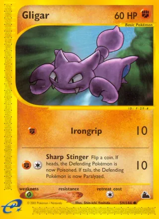 Gligar #59 · Skyridge Pokémon card