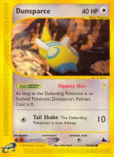 Dunsparce · Skyridge Pokémon card