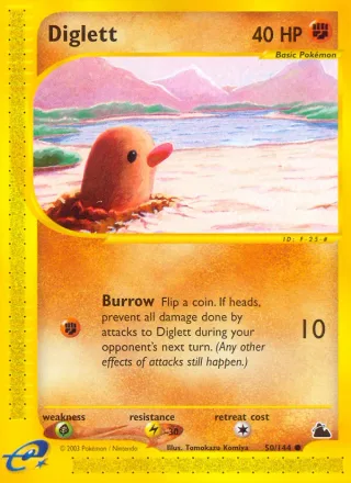 Diglett #50 · Skyridge Pokémon card