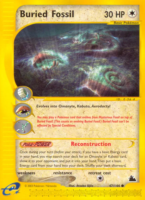 Buried Fossil full card art