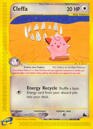 Cleffa #48 · Skyridge Pokémon card